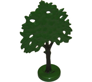 LEGO Green Flat Painted Oak with Hollow Base