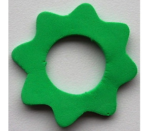 LEGO Green Foam Part Crown Large 5 x 5 with big Center Hole Cutout
