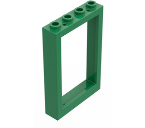 LEGO Grün Rahmen 1 x 4 x 5 mit hohlen Bolzen (2493)
