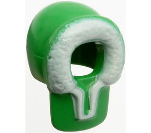 LEGO Green Fur-Lined Hood with White Fur (83449 / 83450)