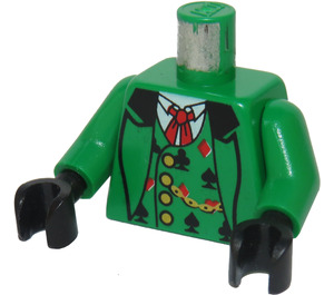 LEGO Groen Gambler Torso (973)