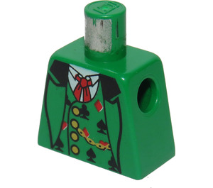 LEGO Verde Gambler Torso sin brazos (973)