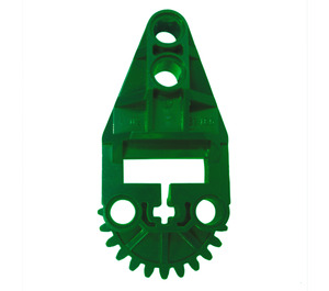 LEGO Green Gear Half with Beam 2 (32166)