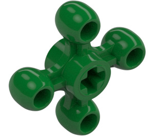 LEGO Verde Ingranaggio con 4 Knobs (32072 / 49135)