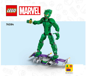 LEGO Green Goblin Construction Figure Set 76284 Instructions