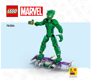 LEGO Green Goblin Construction Figure 76284 Byggeinstruksjoner