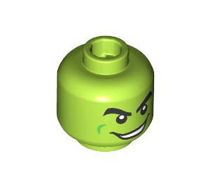 LEGO Green Goblin Minifigure Head (Recessed Solid Stud) (84790 / 106842)
