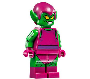 LEGO Grøn Goblin med Lyse-grøn Skin og Magenta Påklædning Minifigur