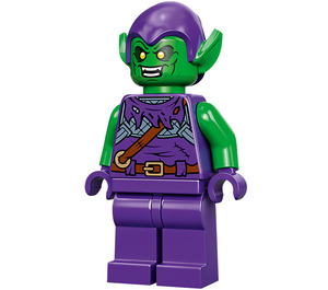 LEGO Grön Goblin med Klargrön Skin och Enkel Ben Minifigur