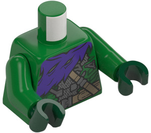 LEGO Groen Goblin met Groen Kleding Minifiguur Torso (973 / 76382)