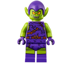 LEGO Grün Goblin mit Limette Skin und Dark Lila Boots Minifigur