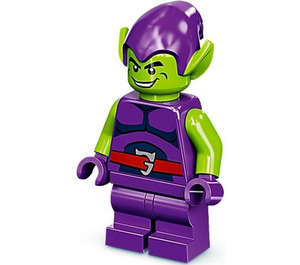 LEGO Groen Goblin met Limoen Skin en Medium Poten met Dark Blauw Stomach Minifiguur