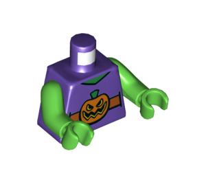 LEGO Green Goblin with Short Legs Minifig Torso (973 / 76382)