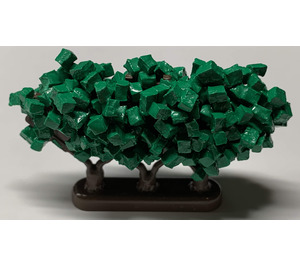 LEGO Groen Granulated Struik met 3 Trunks