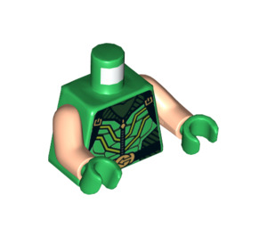 LEGO Green Green Arrow Minifig Torso (973 / 76382)