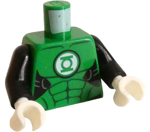 LEGO Green Green Lantern with White Hands Minifig Torso (973 / 76382)