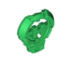 LEGO Vert H Icon avec Coller 3.2 (92199)