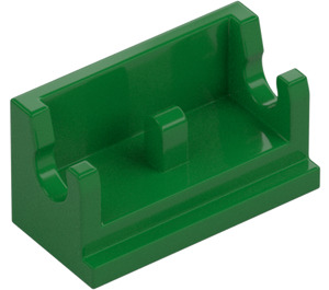 LEGO Grön Gångjärn 1 x 2 Bas (3937)