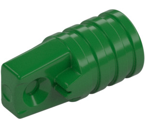 LEGO Green Hinge Arm Locking with Single Finger and Axlehole (30552 / 53923)