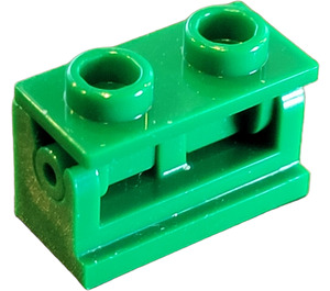 LEGO Green Hinge Brick 1 x 2 Assembly