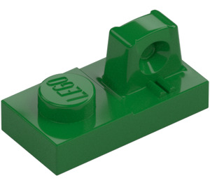 LEGO Zelená Závěs Deska 1 x 2 Zamykání s Single Finger na Horní (30383 / 53922)