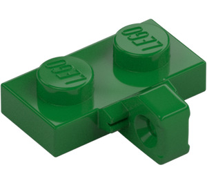 LEGO Verde Cerniera Piastra 1 x 2 con Verticale Bloccante Stub con scanalatura inferiore (44567 / 49716)