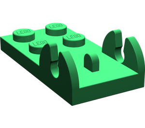 LEGO Green Hinge Plate 2 x 4 - Female (3597)