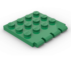 LEGO Vert Charnière assiette 4 x 4 Véhicule Roof (4213)