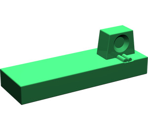LEGO Green Hinge Tile 1 x 3 Locking with Single Finger on Top (44300 / 53941)