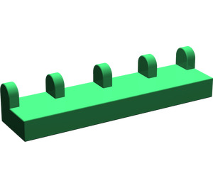 LEGO Green Hinge Tile 1 x 4 (4625)