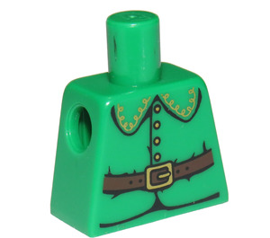 LEGO Groen Holiday Elf Torso zonder armen (973)