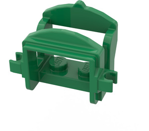 LEGO Verde Caballo Saddle con Dos Clips (4491 / 18306)