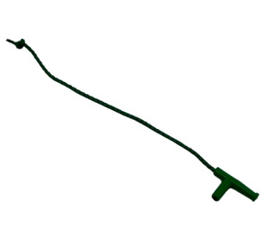 LEGO Green Hose Nozzle with 8L Black String (4210)