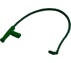 LEGO Grün Schlauch Nozzle mit Griff mit Green 13 Stud Lange String