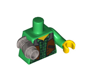 LEGO Green Jack McHammer Torso (973 / 63208)