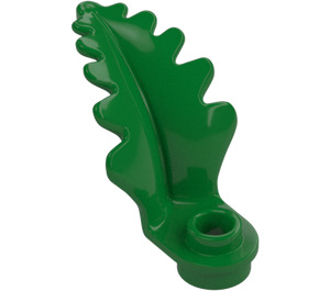 LEGO Verde Foglia con Piastra 2 x 3 x 2 Curvo Upright (2682)