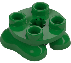 LEGO Groen Poten 2 x 2 met 2 Feet (66858)