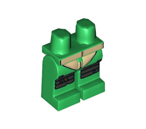 LEGO Vihreä Leonardo Sukellus Hammaspyörä Minihahmo Lantio ja jalat (3815 / 17862)