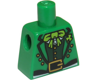 LEGO Groen Leprechaun Torso zonder armen (973)