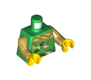 LEGO Green Lloyd FS Minifig Torso (973 / 76382)