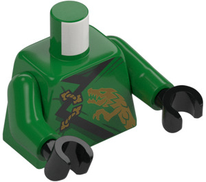 LEGO Green Lloyd Legacy Minifig Torso (973 / 76382)