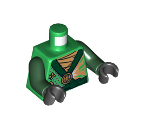 LEGO Verde Lloyd Rebooted Minifigura Torso (973 / 76382)