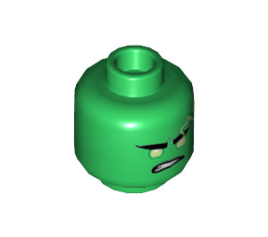 LEGO Green Lloyd - Spinjitzu Burst Minifigure Head (Recessed Solid Stud) (3626 / 67980)