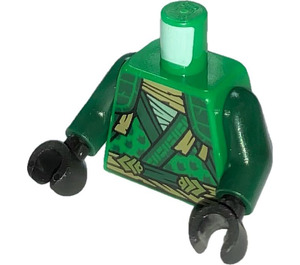 LEGO Groen Lloyd Torso (973 / 76382)