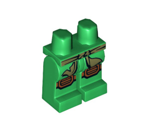 LEGO Groen Lloyd met Zukin Robes Minifiguur Heupen en benen (3815 / 19362)