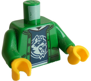 LEGO Verde Uomo Minifigure Busto (973 / 76382)