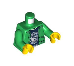 LEGO Green Man Minifig Torso (973 / 76382)