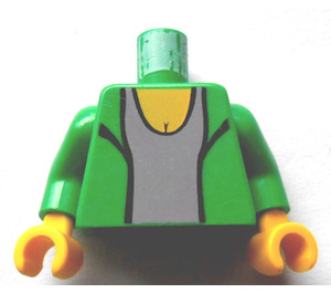 LEGO Green Mary Jane with Green Jacket Torso (973)