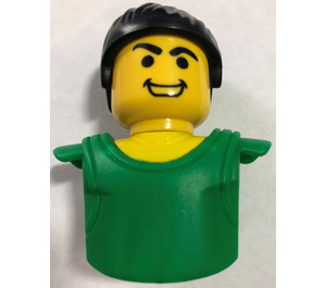 LEGO Verde McDonald's Torso y Cabeza de Set 8 (48874)