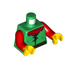 LEGO Grün Minifig Torso (973 / 76382)